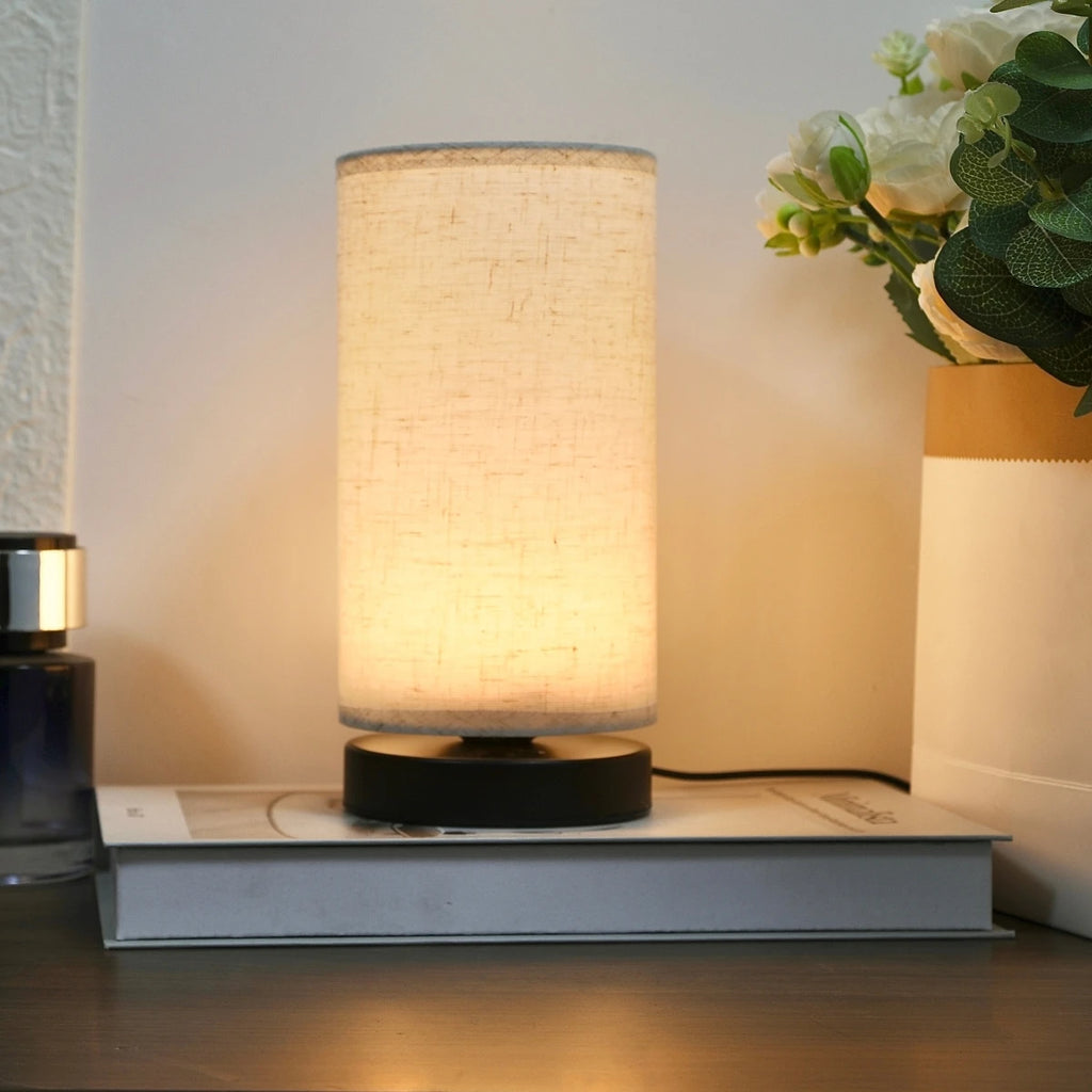 Lampe de Chevet Nordique en Tissu