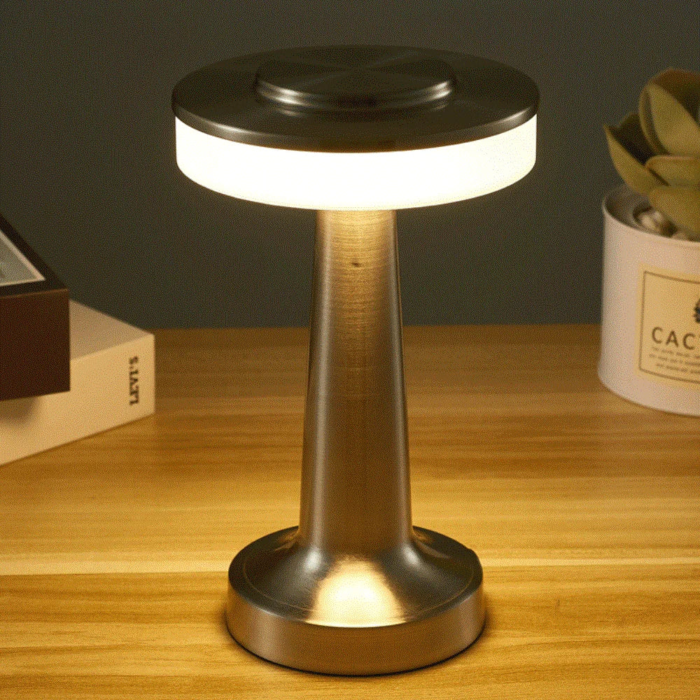 Lampe de Chevet Métal Brossé  Dorée