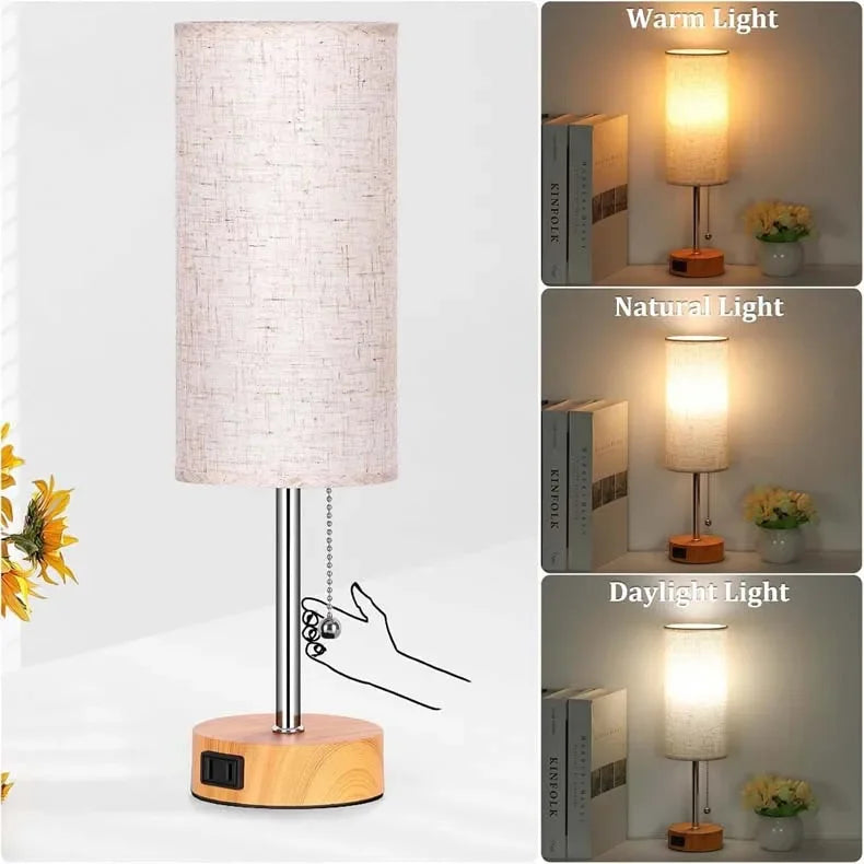 Lampe de chevet chargeur