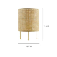 Lampe de chevet en Osier à trois pieds