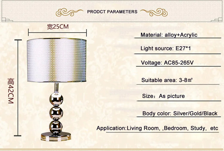 Lampe de Chevet Moderne Design