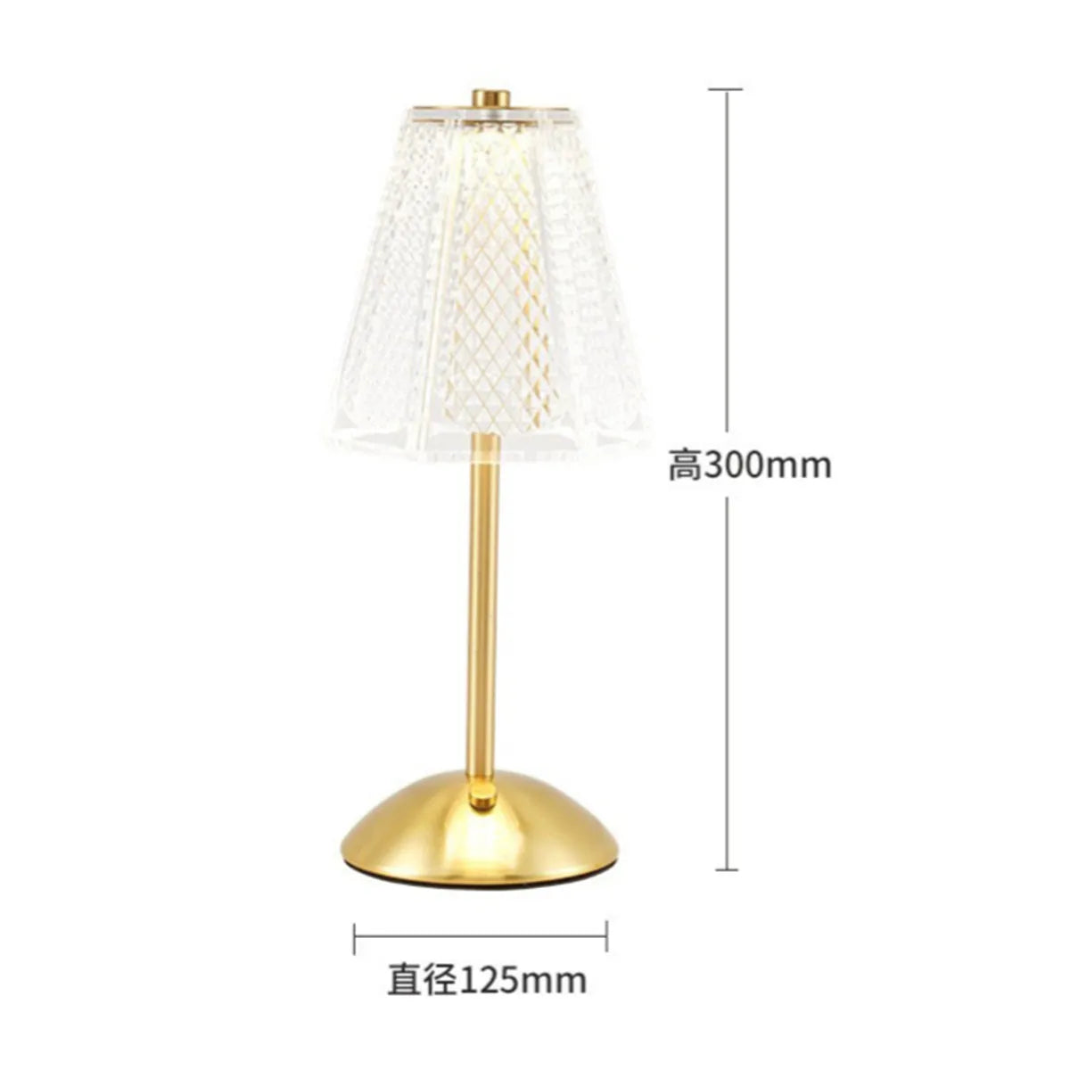 Lampe de chevet Cristal et Diamant