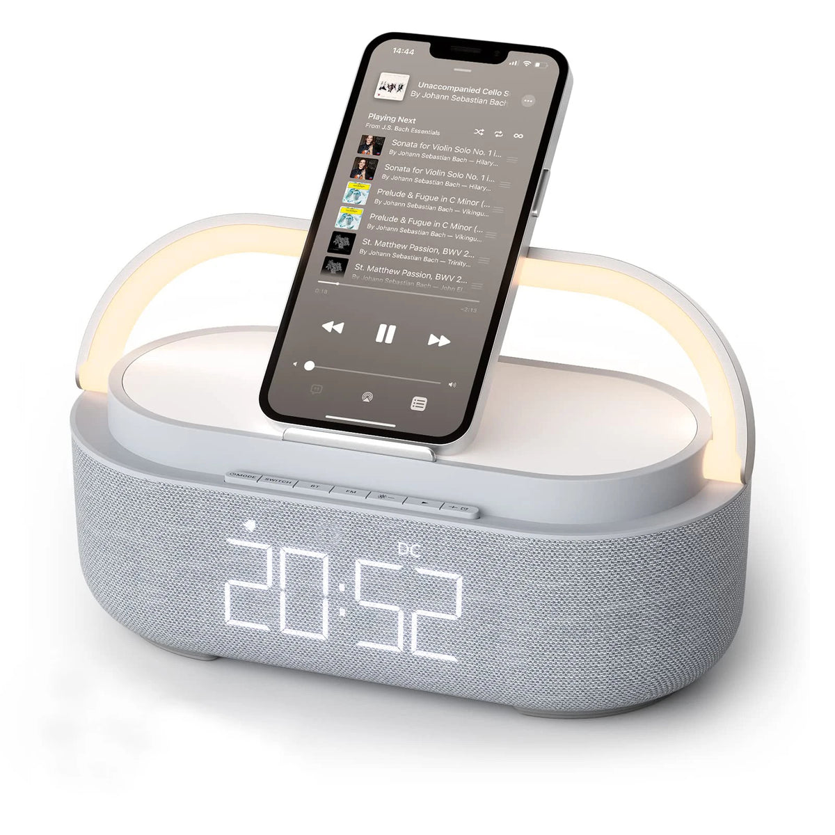 Lampe de chevet reveil Bluetooth