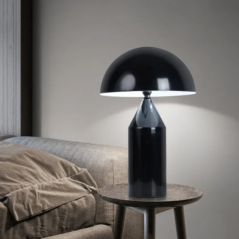 Lampe de chevet Champignon Noir
