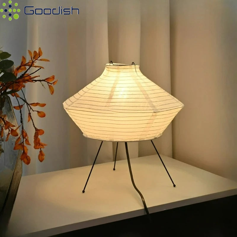 Lampe de chevet japonaise papier