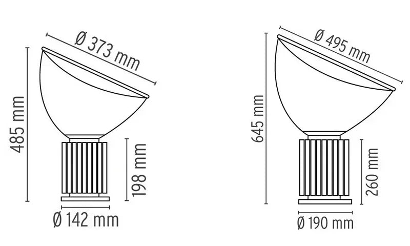Lampe de Chevet Design Italien