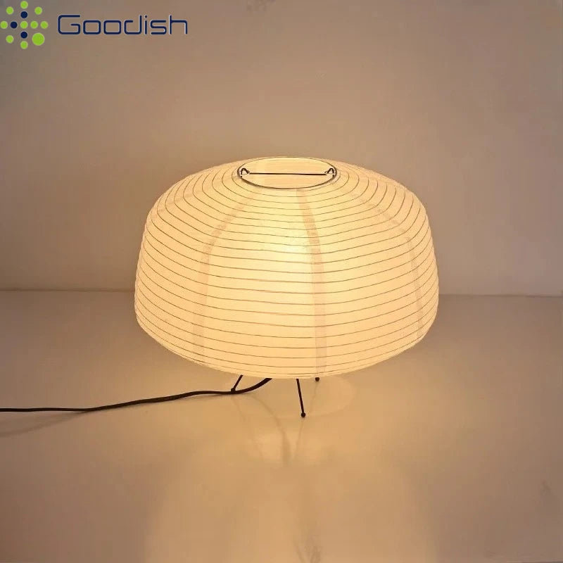 Lampe de chevet japonaise papier