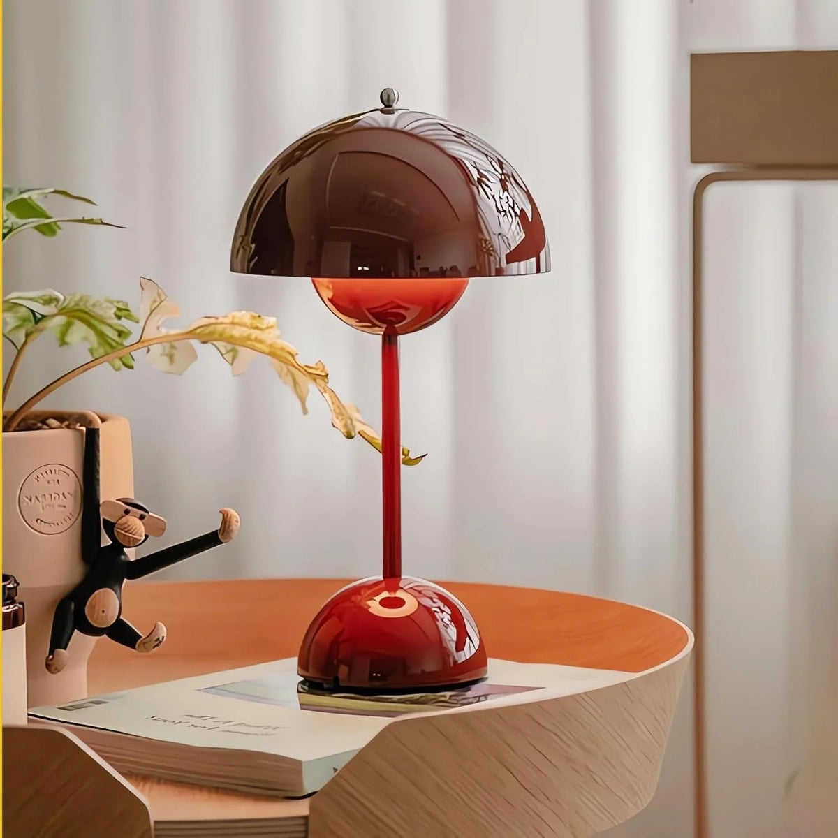 Lampe de chevet champignon tactile