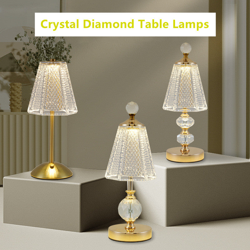Lampe de chevet Cristal et Diamant