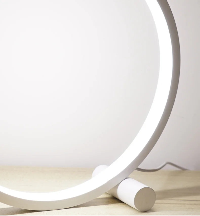 Lampe de chevet LED anneau tactile