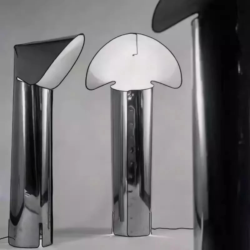 Lampe de chevet chapeau en métal design