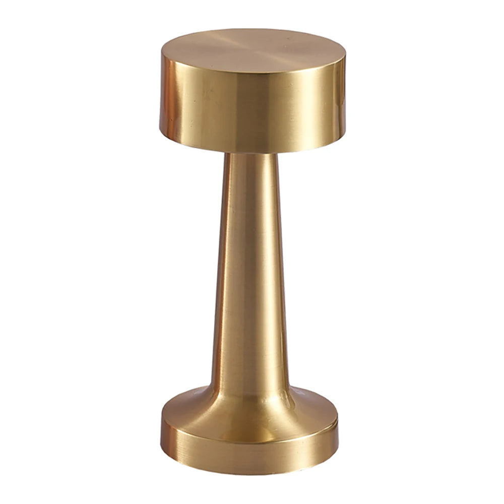 Petite Lampe de Chevet LED Métal Brossé
