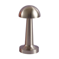 Petite Lampe de Chevet LED Métal Brossé