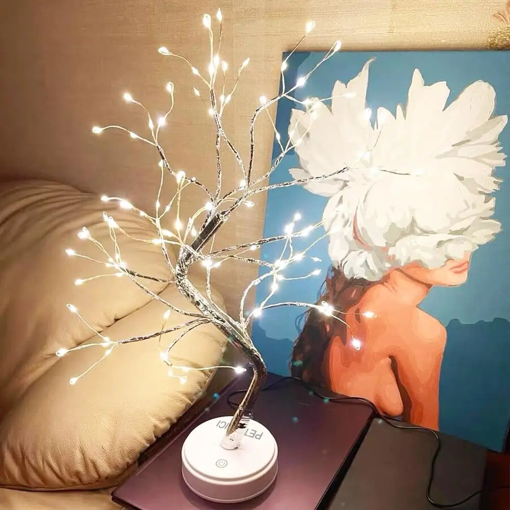 Lampe de chevet LED bonsaï lumineux
