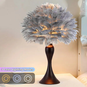 Lampe de Chevet Plume LED