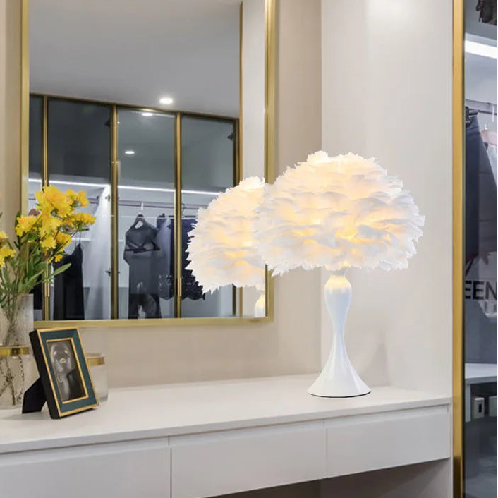 Lampe de Chevet Plume LED