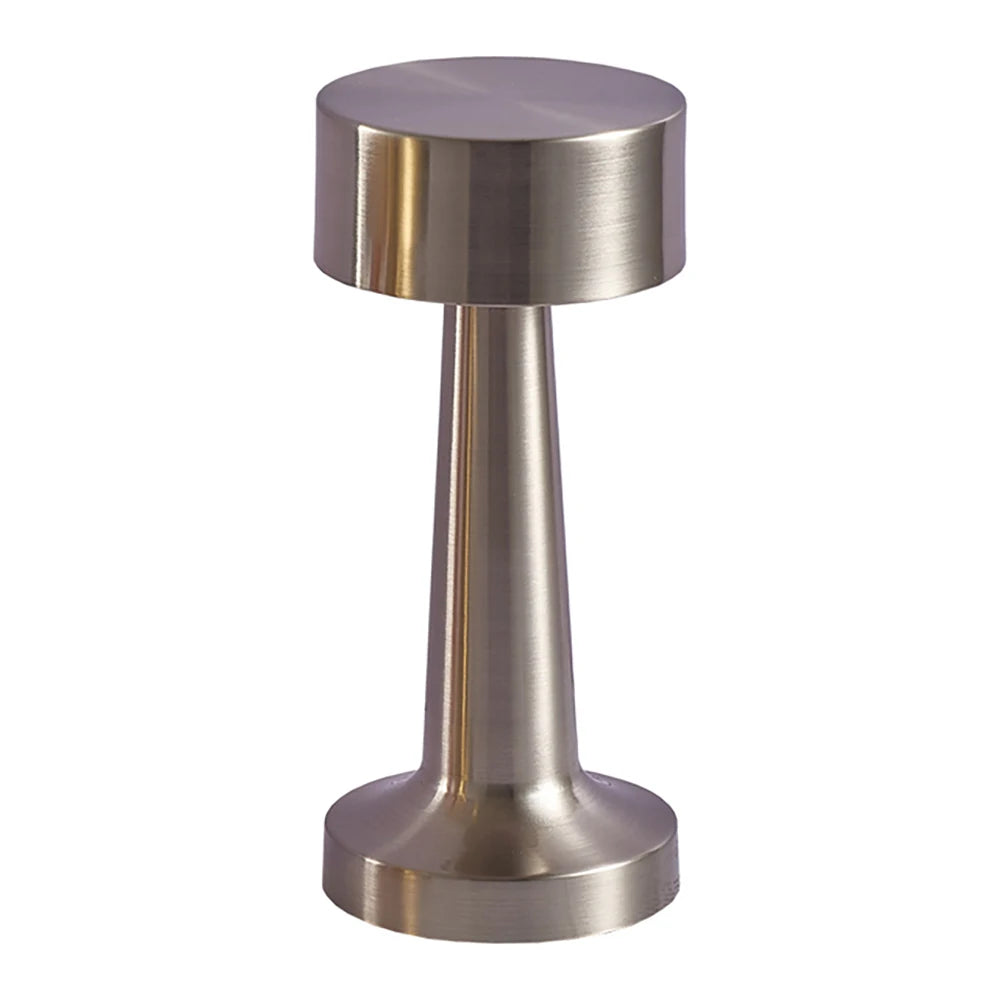 Petite Lampe de Chevet LED Métal Brossé