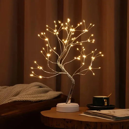 Lampe de chevet LED bonsaï lumineux