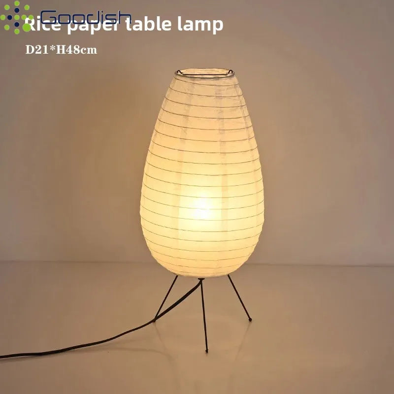 Lampe de chevet japonaise papier
