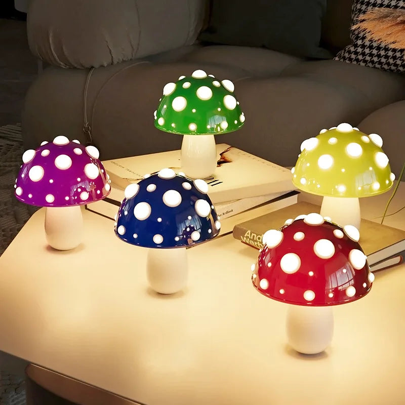 Lampe de chevet champignon Amanite