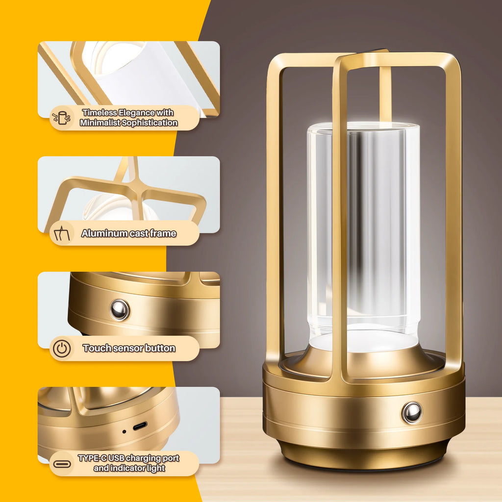 Lampe de chevet industrielle noir