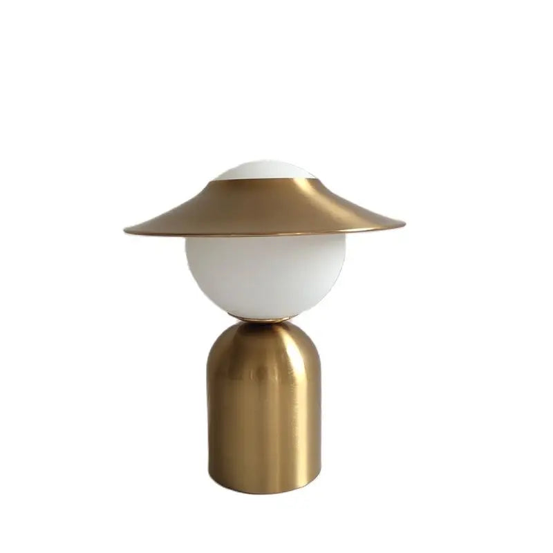 Lampe de chevet Métal Design Nordique Doré