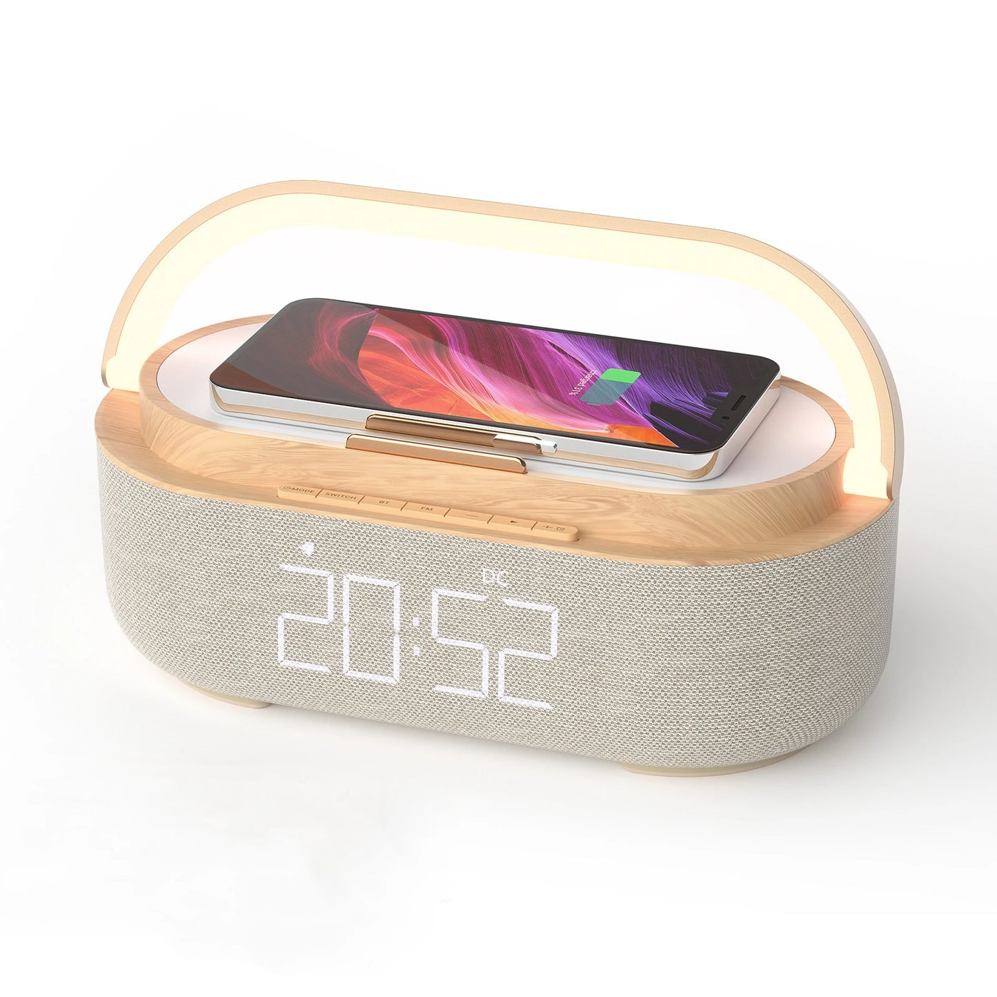 Lampe de chevet reveil Bluetooth
