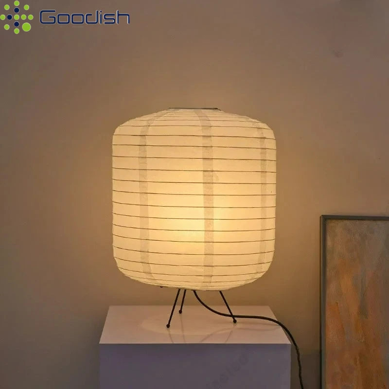 Lampe de chevet japonaise papier
