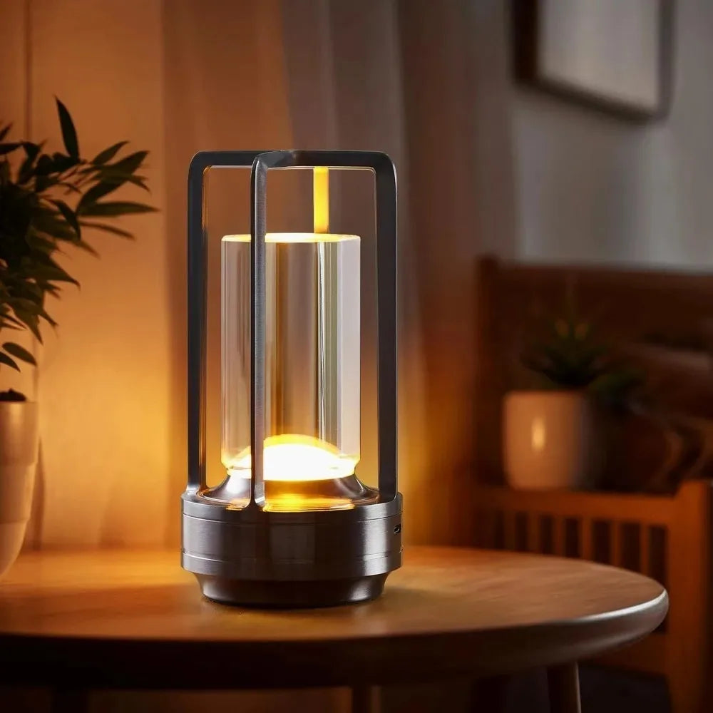 Lampe de chevet industrielle noir