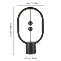 Lampe de chevet originale à équilibre magnétique