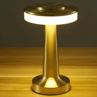 Lampe de Chevet Métal Brossé  Dorée