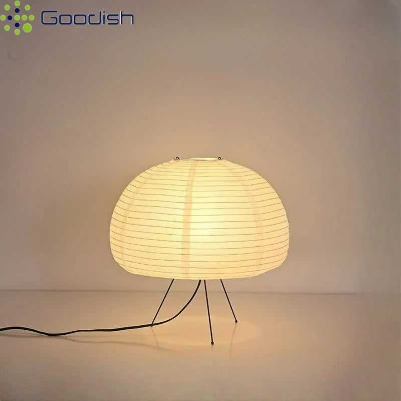 Lampe de chevet japonaise papier