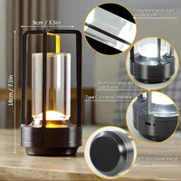 Lampe de chevet industrielle noir