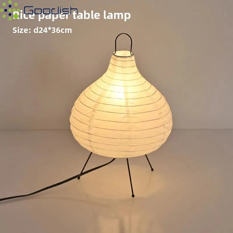 Lampe de chevet japonaise papier