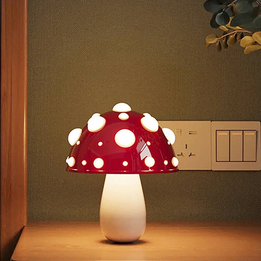 Lampe de chevet champignon Amanite