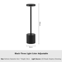 Lampe de Chevet Sans Fil Rechargeable