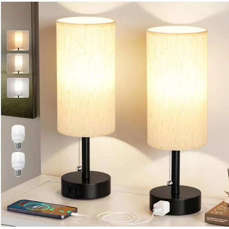 Lampe de chevet chargeur