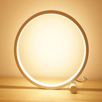 Lampe de chevet LED anneau tactile