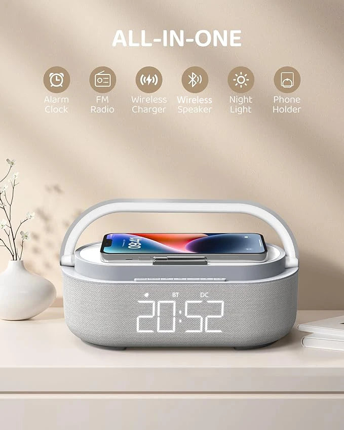 Lampe de chevet reveil Bluetooth