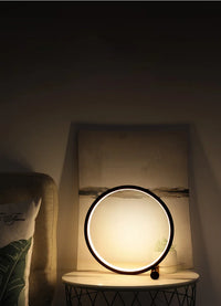 Lampe de chevet LED anneau tactile