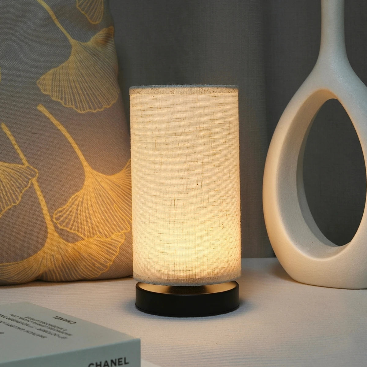 Lampe de Chevet Nordique en Tissu