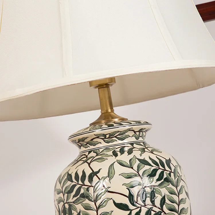 Lampe de chevet en céramique rétro européenne