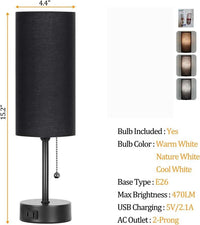 Lampe de chevet chargeur