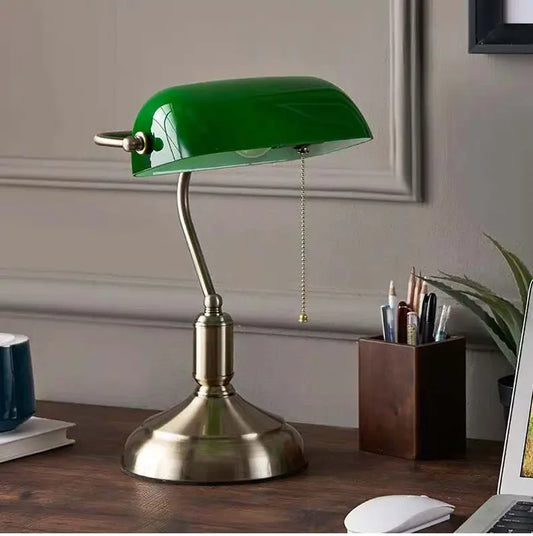 Lampe de Chevet vintage Verte