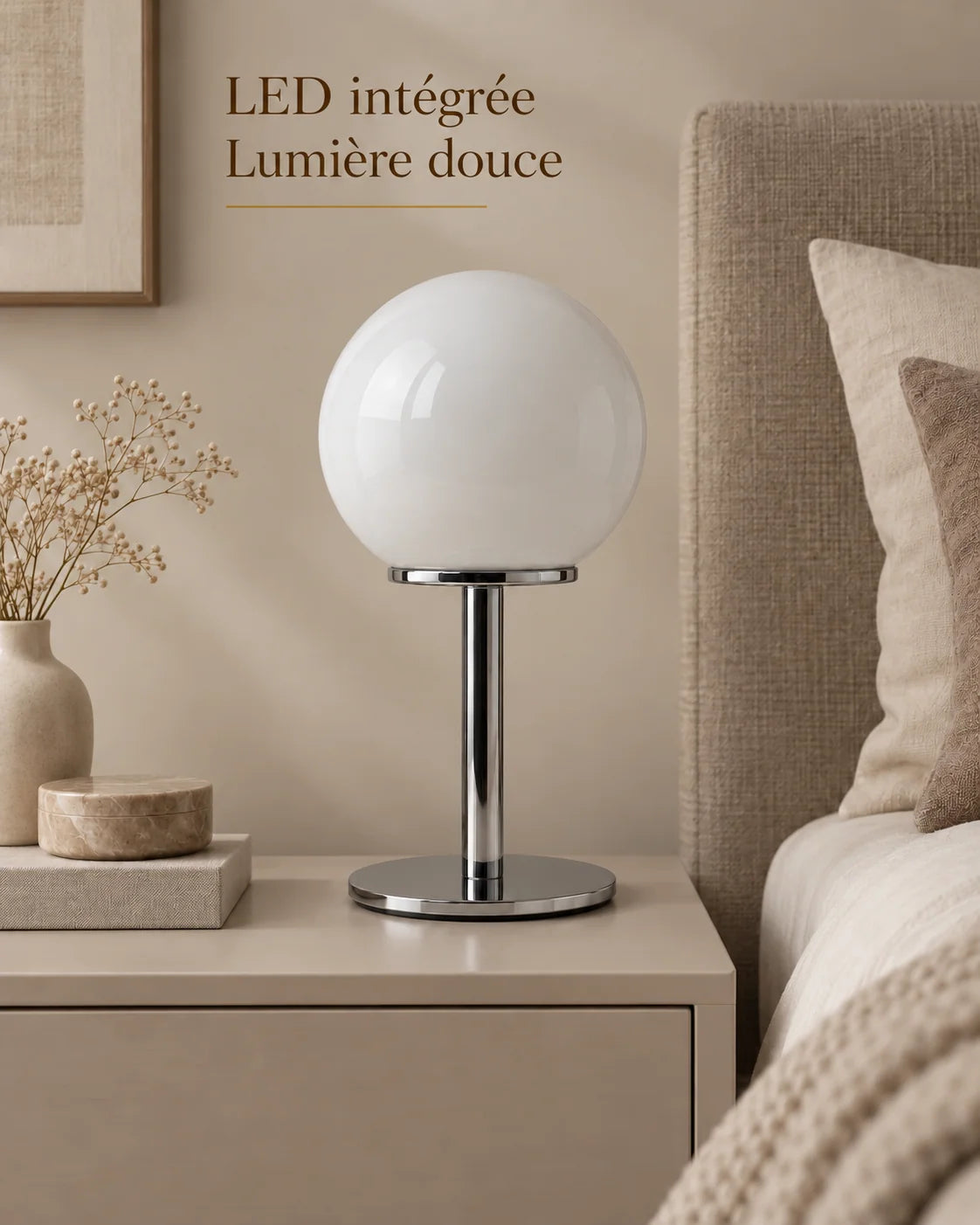 Lampe Candida LED avec lumière douce