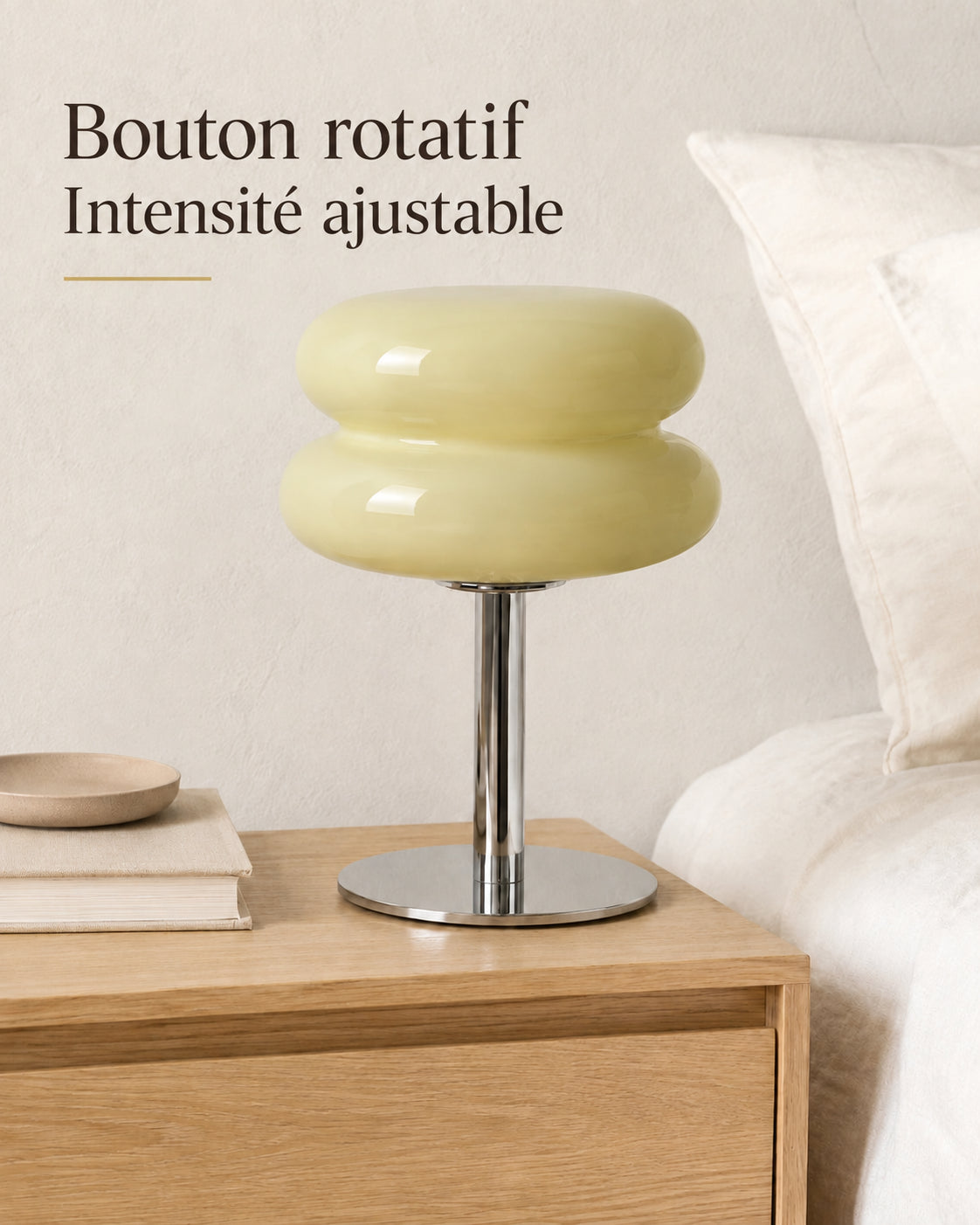 Lampe Citra avec bouton rotatif et intensité ajustable