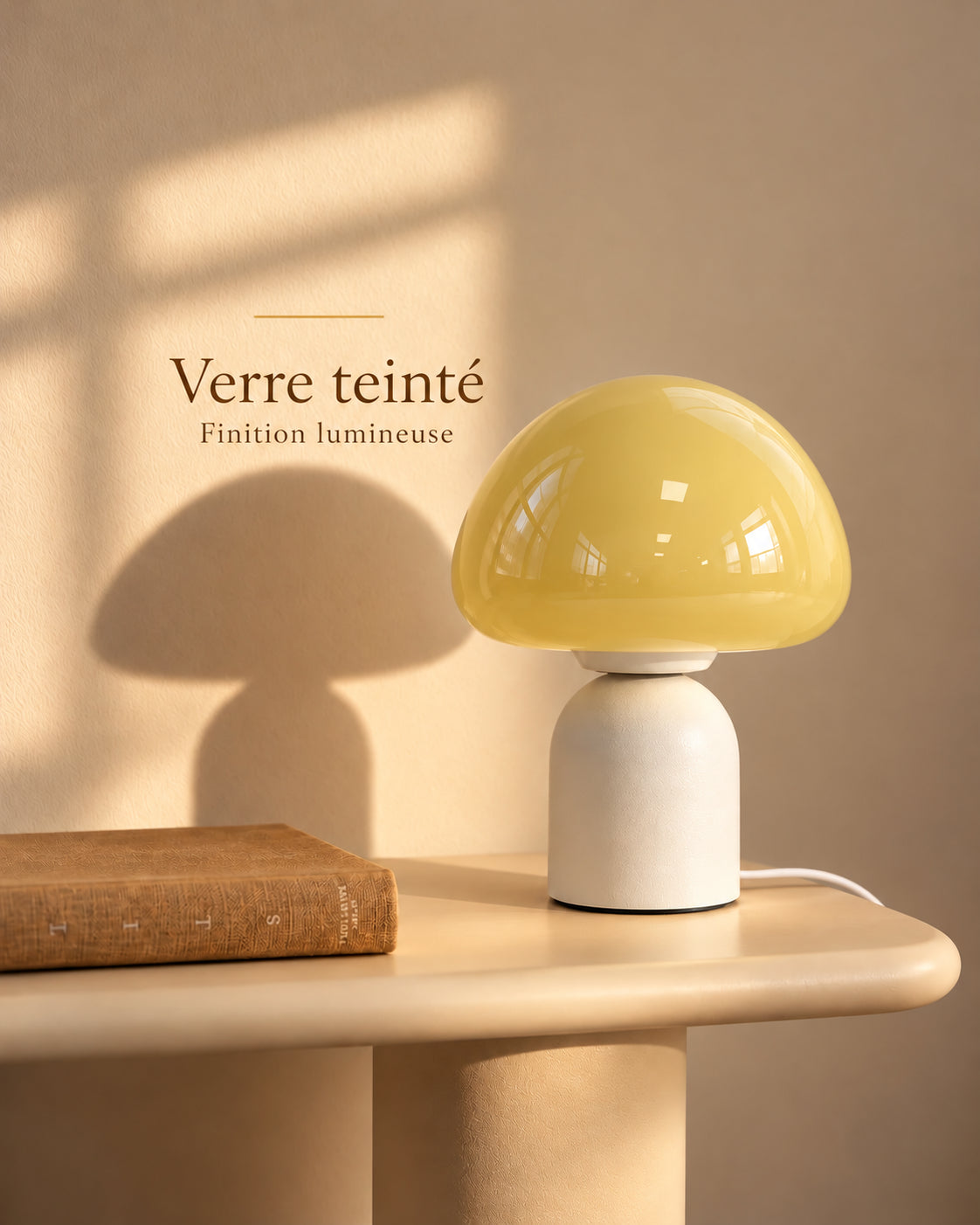 Lampe gdansk — Verre teinté, Finition lumineuse