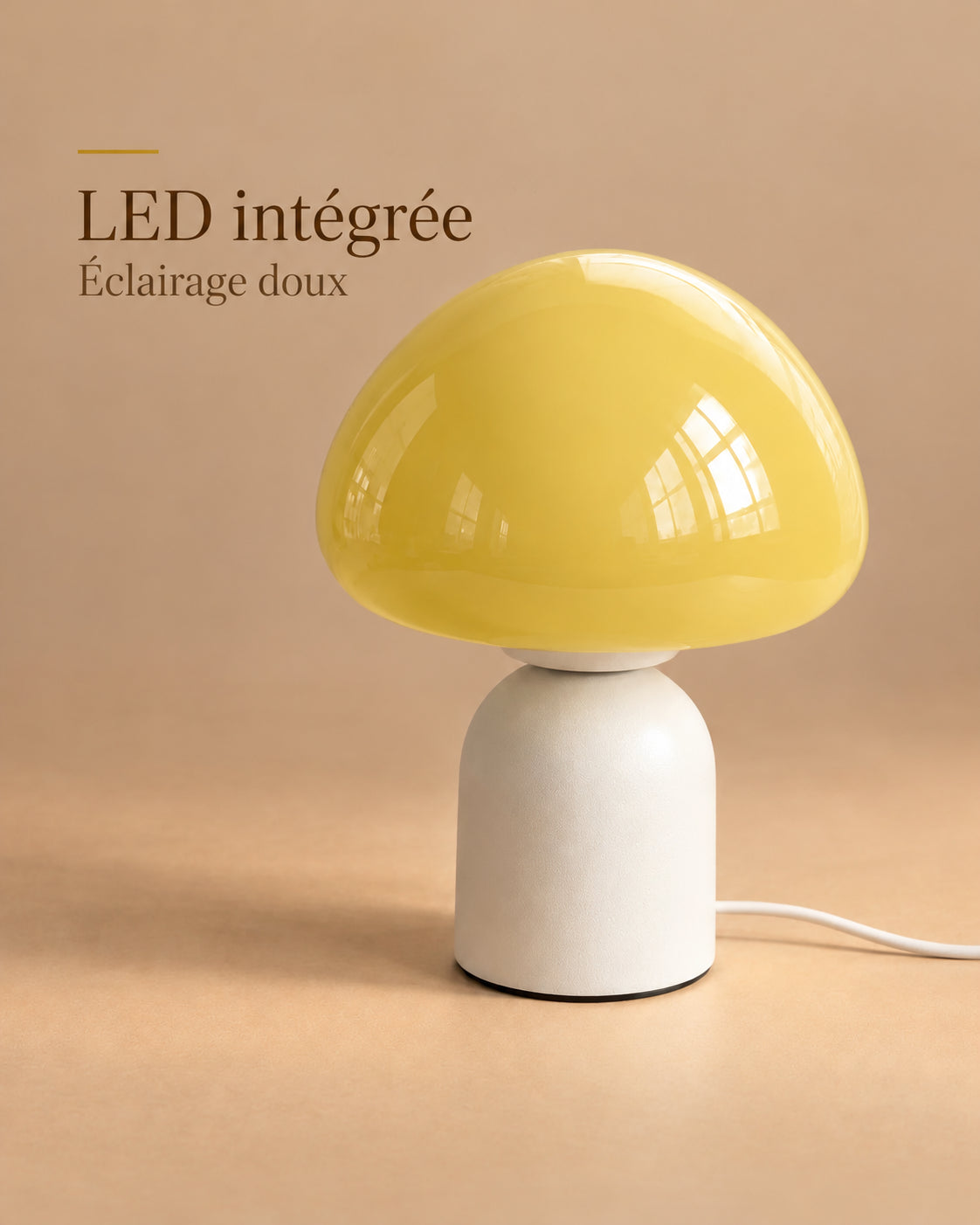 Lampe gdansk — LED intégrée, Éclairage doux