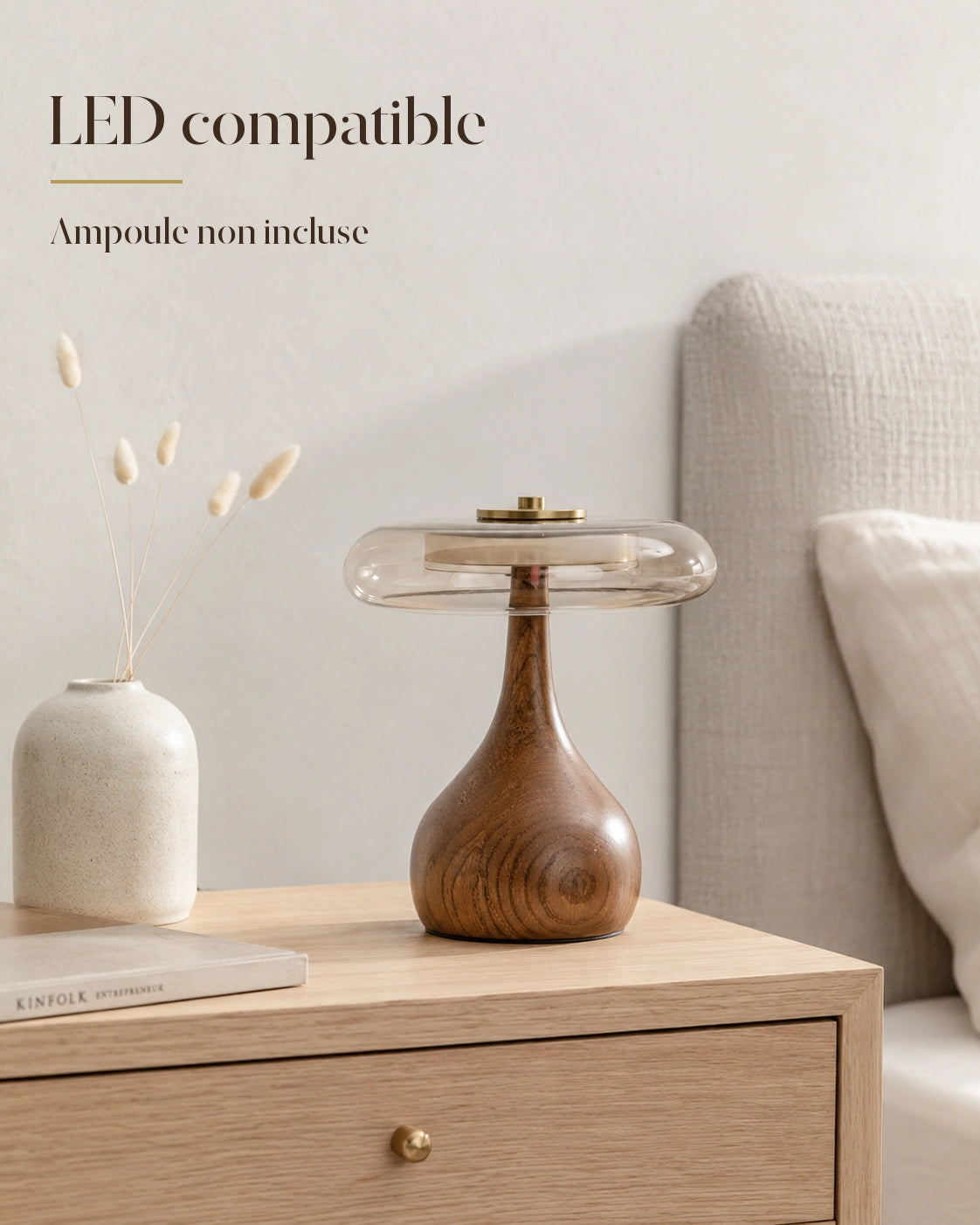 Lampe Kalmar compatible LED, ampoule non incluse