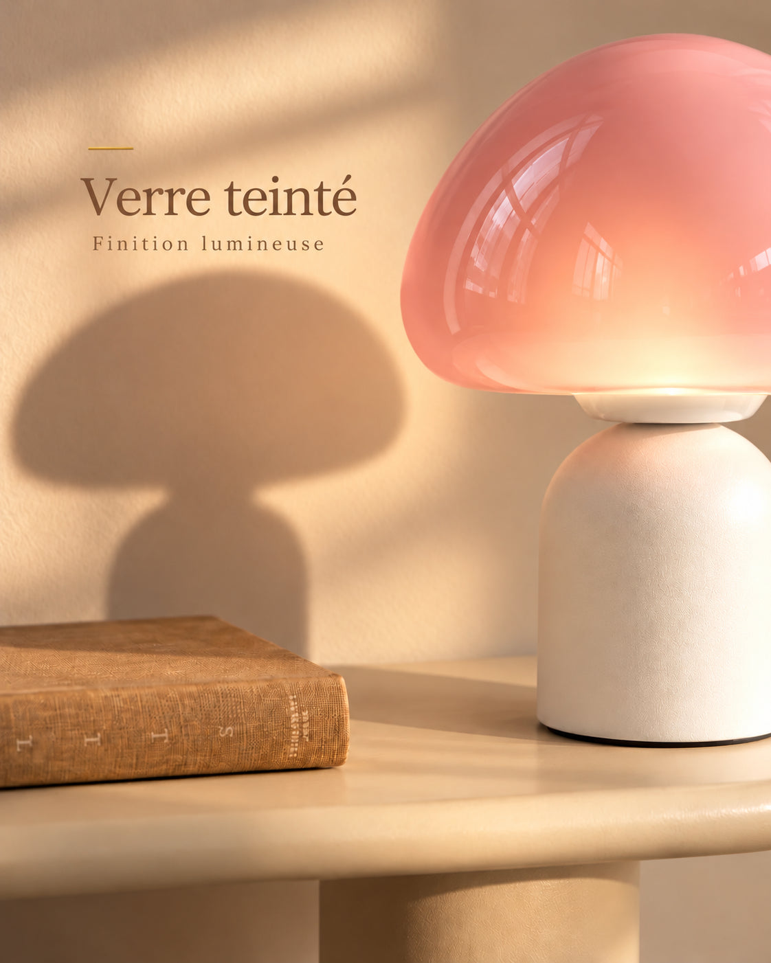 Lampe krakow — Verre teinté, Finition lumineuse